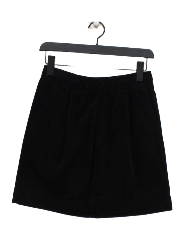 Uniqlo Women's Mini Skirt S Black Cotton with Polyester
