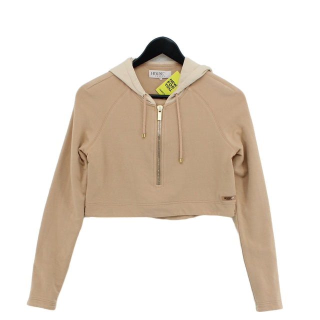 House Of CB London Women's Hoodie S Tan 100% Other