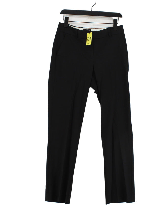 J. Crew Women's Suit Trousers W 29 in Black Wool with Spandex