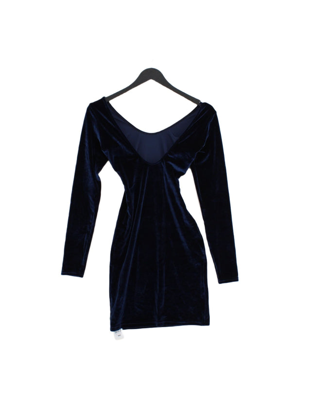 American Vintage Women's Midi Dress S Blue Polyester with Elastane