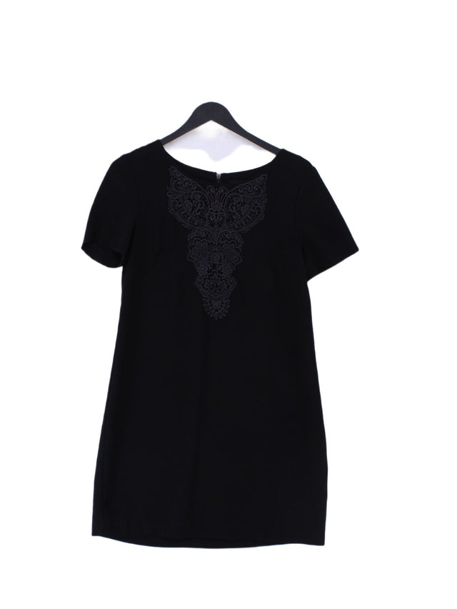 Forever New Women's Midi Dress UK 8 Black 100% Other