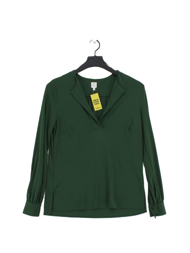 John Lewis Women's Blouse UK 8 Green 100% Polyester