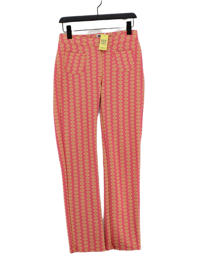 Fiorucci Women's Suit Trousers W 30 in Pink 100% Polyester