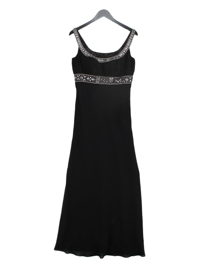Debut Women's Maxi Dress UK 12 Black 100% Polyester