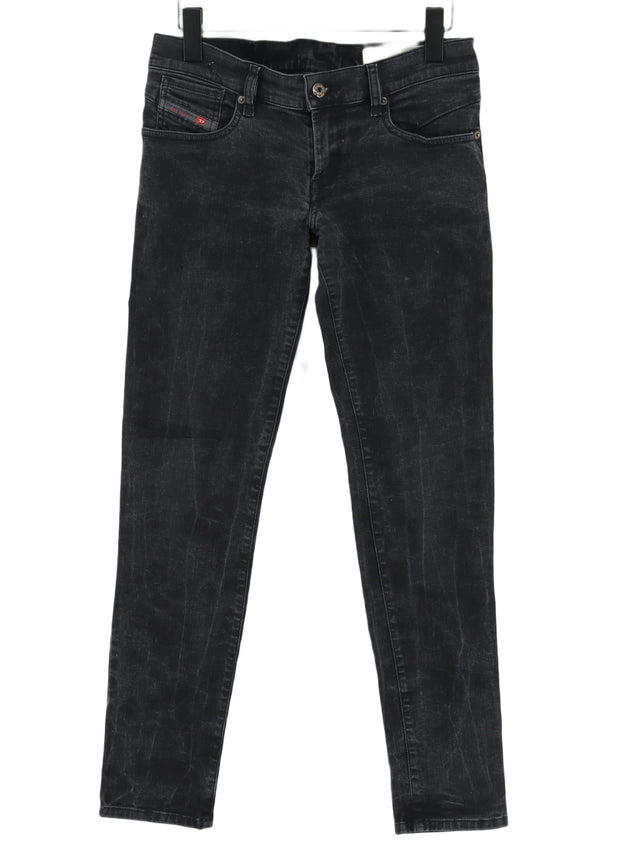 Diesel Women's Jeans W 28 in Grey Cotton with Elastane