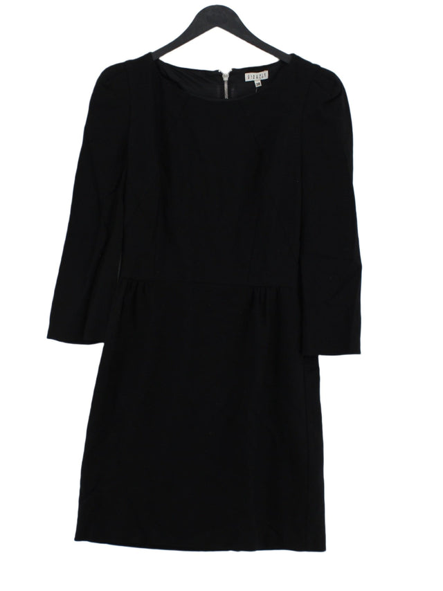 Claudie Pierlot Women's Midi Dress UK 10 Black Wool with Other