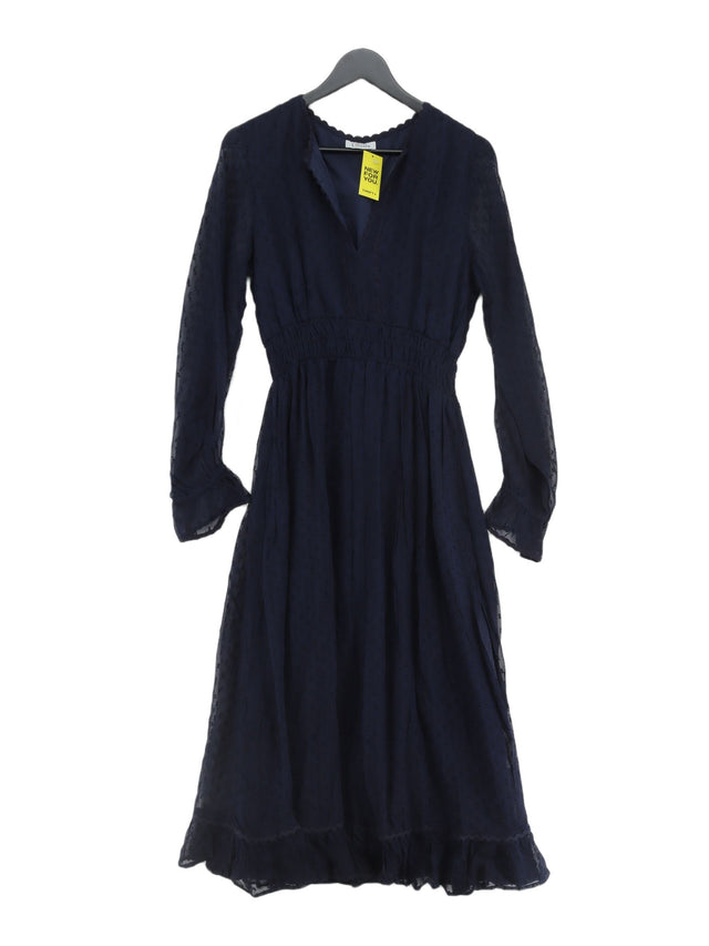 Luella Women's Midi Dress S Blue 100% Cotton