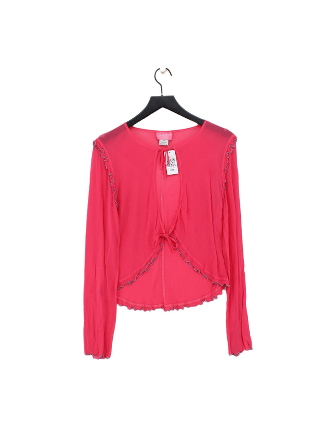 Ghost Women's Top M Pink Viscose with Rayon