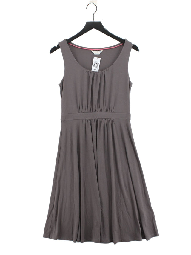 Boden Women's Midi Dress UK 12 Grey Viscose with Elastane
