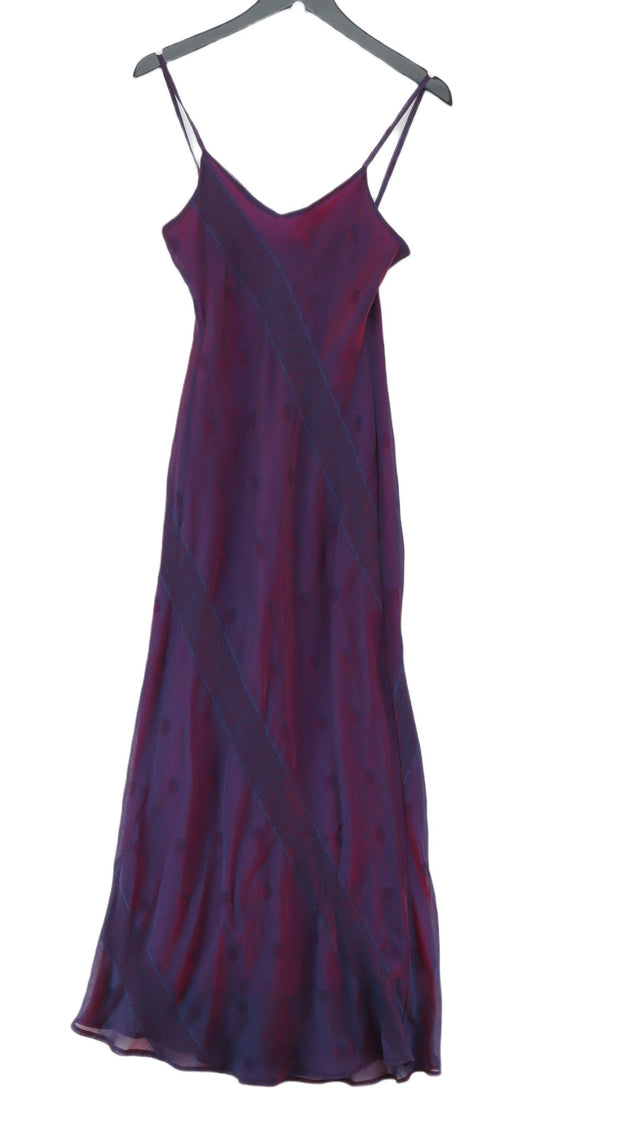 Equation Women's Maxi Dress M Purple Viscose with Polyamide