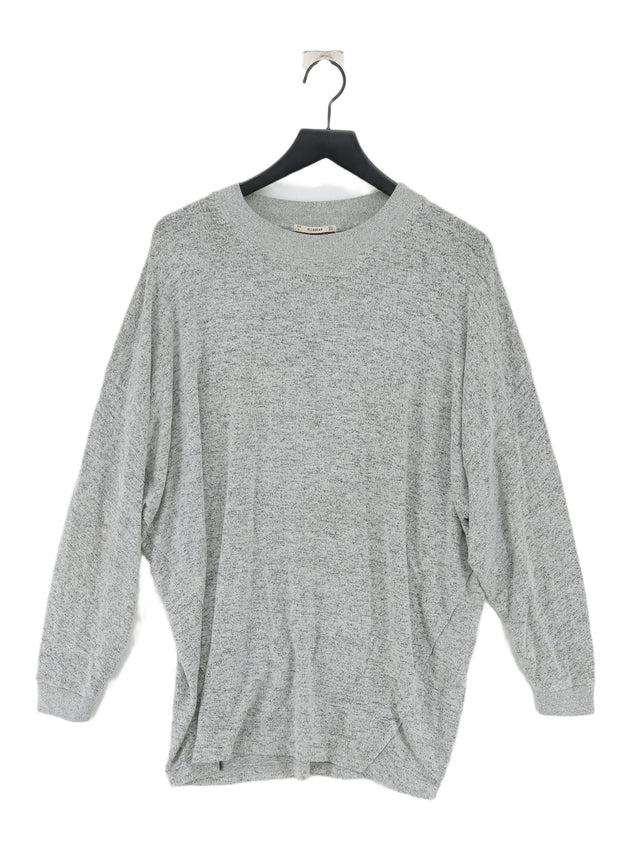 Pull&Bear Women's Jumper L Grey 100% Other