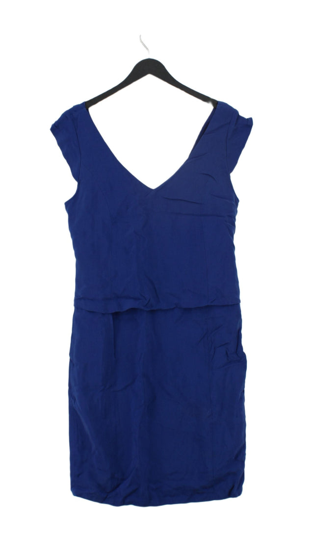 Liu Jo Women's Midi Dress UK 16 Blue 100% Polyester