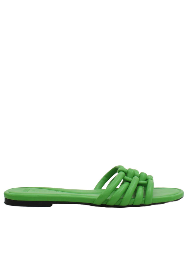 Zara Women's Sandals UK 5.5 Green 100% Other