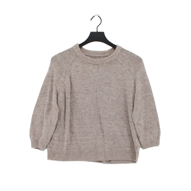 Toast Women's Jumper S Grey 100% Linen