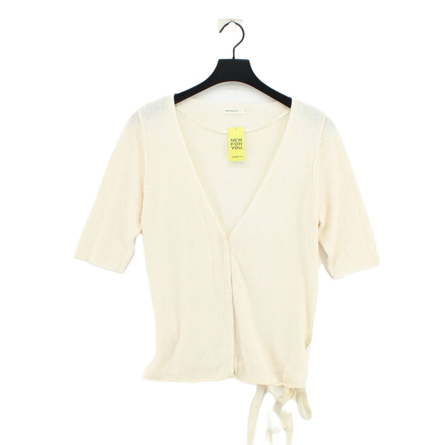 Sandwich Women's Cardigan L Cream Other with Cotton