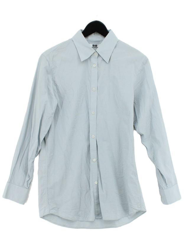 Uniqlo Men's Shirt XS Blue 100% Cotton