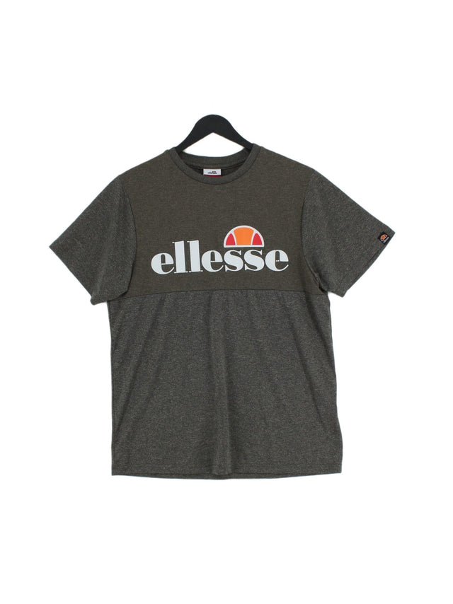 Ellesse Men's T-Shirt M Grey 100% Polyester