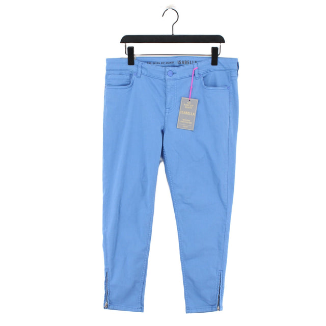 Isabella Women's Jeans UK 18 Blue Cotton with Elastane