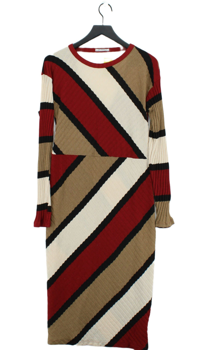 Zara Women's Maxi Dress L Multi 100% Polyester