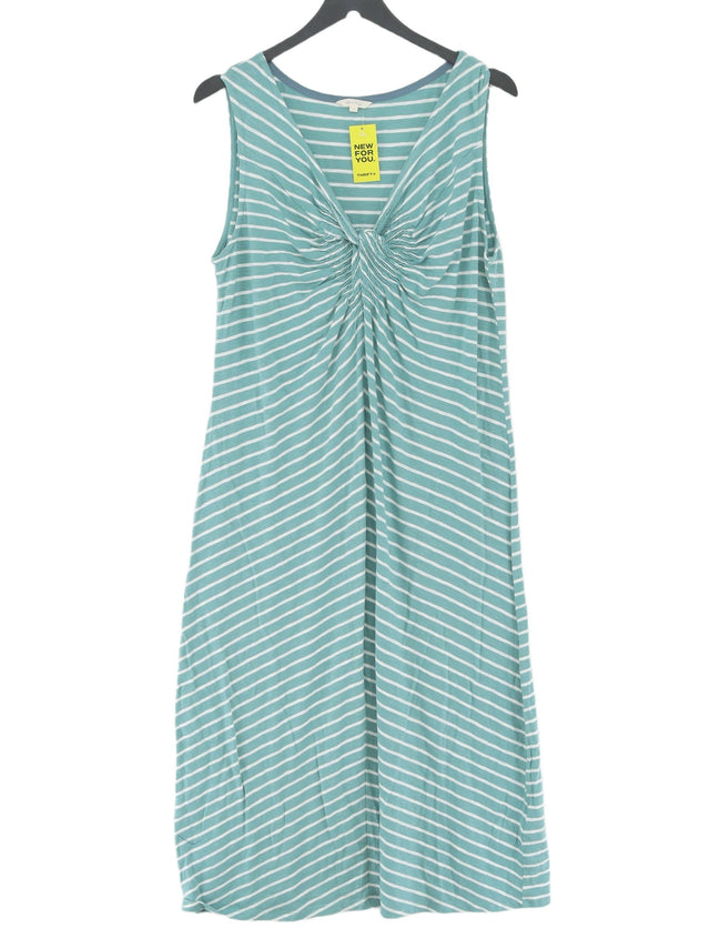 White Stuff Women's Maxi Dress UK 16 Blue 100% Cotton