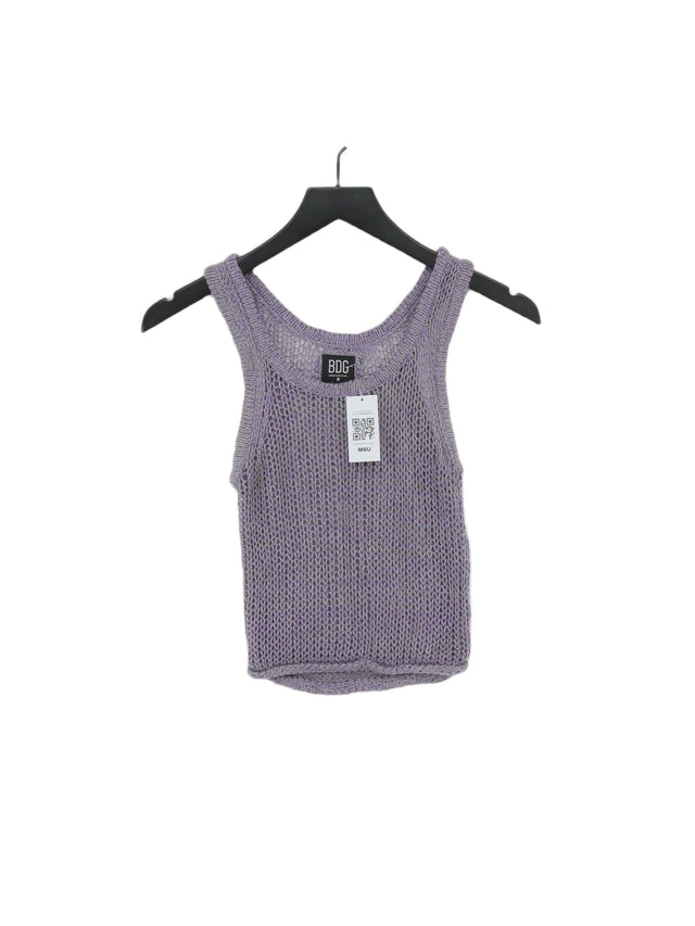 BDG Women's Jumper M Purple 100% Other