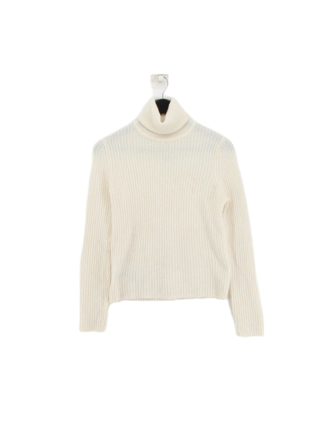 MNG Women's Jumper S Cream Polyester with Acrylic, Elastane, Polyamide, Wool