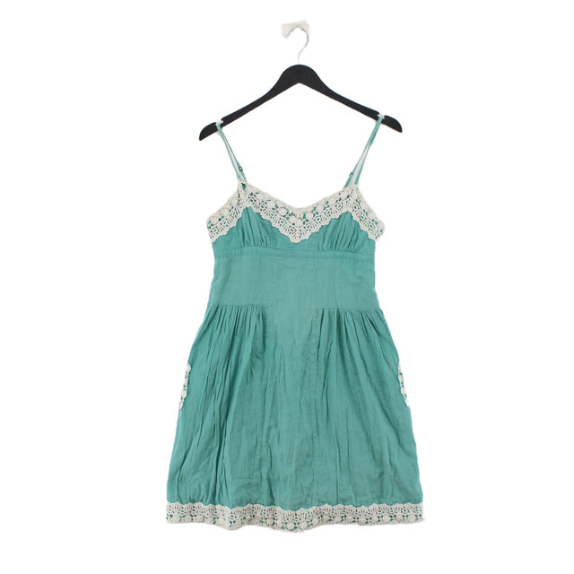 Kimchi Blue Women's Midi Dress M Green 100% Cotton