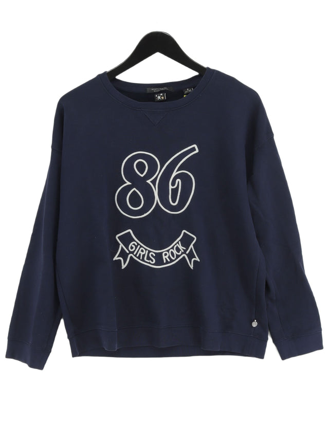 Scotch & Soda Women's Jumper S Blue Cotton with Polyester