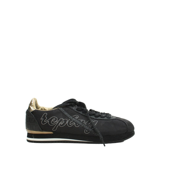 Replay Women's Trainers UK 6 Black 100% Other