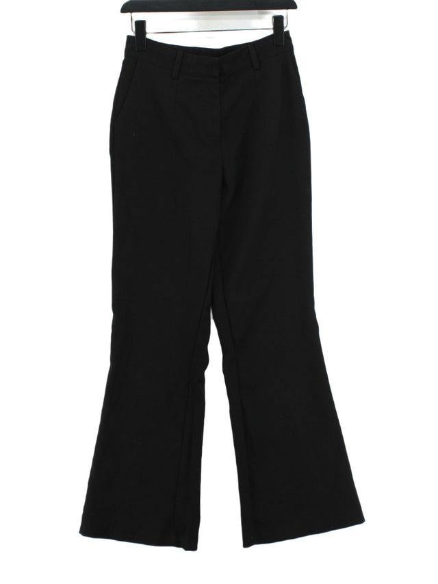 Y.A.S Women's Suit Trousers M Black Polyester with Elastane