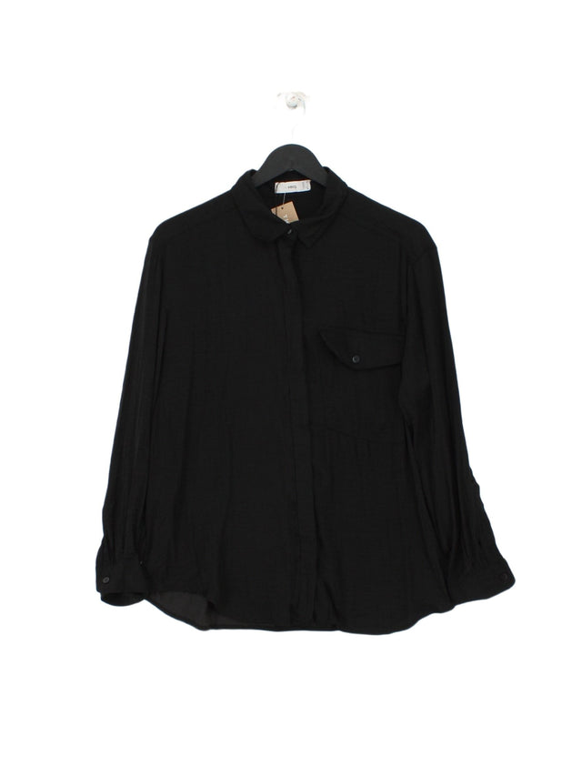 MNG Women's Shirt M Black 100% Polyester