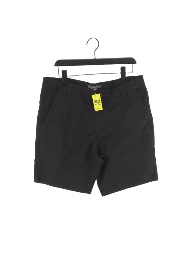 French Connection Women's Shorts XL Black 100% Cotton