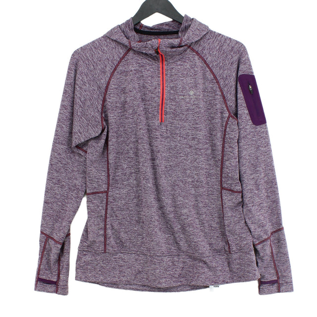 Ronhill Women's Hoodie M Purple Polyester with Elastane