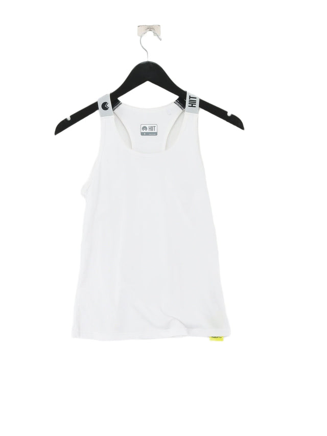 HIIT Women's T-Shirt S White Polyester with Elastane