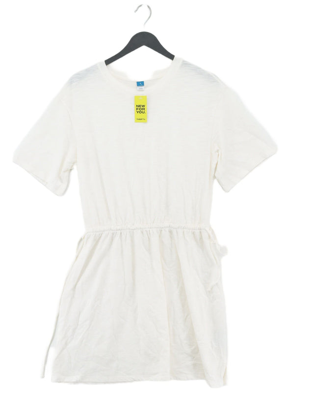 Old Navy Women's Midi Dress M White 100% Cotton