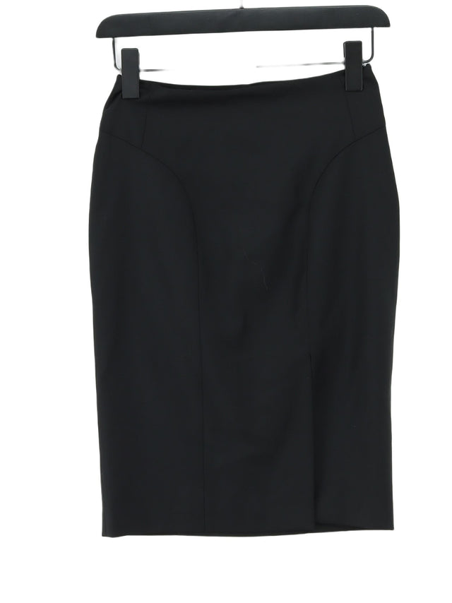 Joseph Women's Midi Skirt UK 6 Black Wool with Elastane, Other