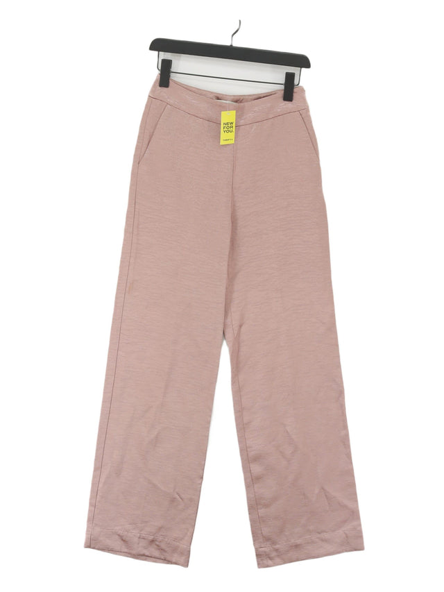 Gestuz Women's Trousers UK 6 Pink Polyester with Viscose