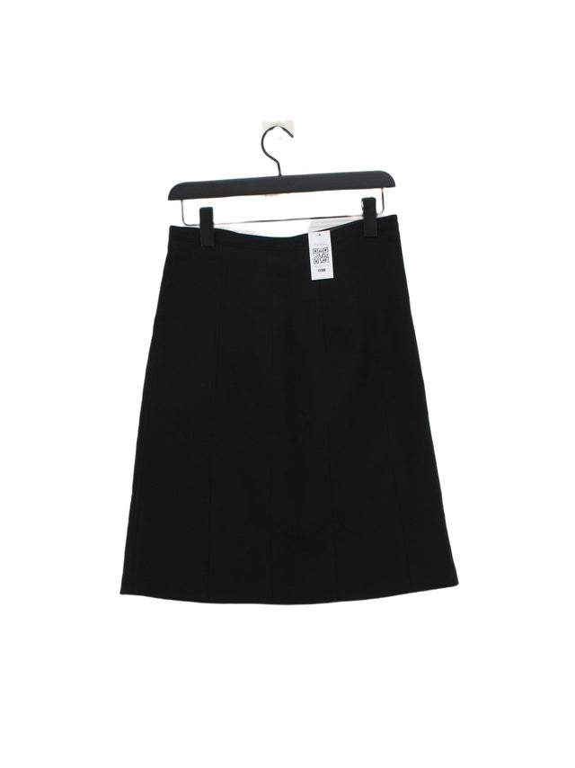 Reiss Women's Midi Skirt UK 8 Black 100% Other