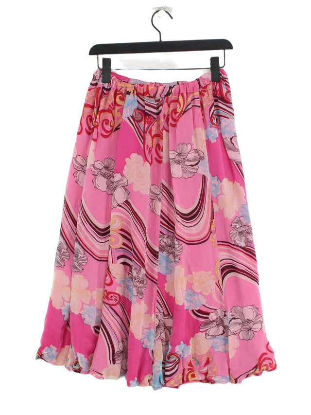 Hampstead Bazaar Women's Midi Skirt W 28 in Pink 100% Other