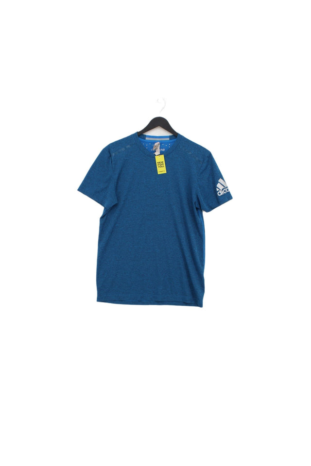 Adidas Men's T-Shirt M Blue 100% Polyester