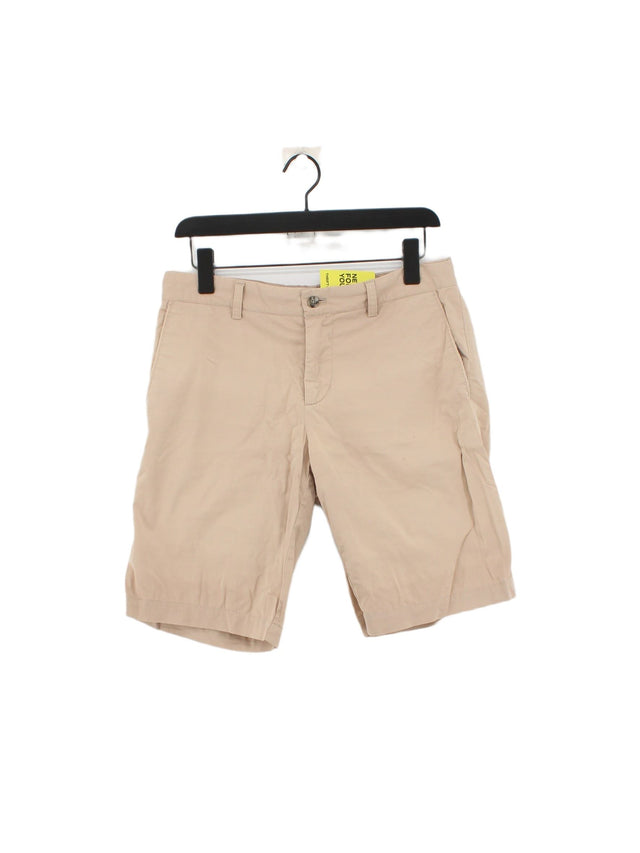 J.Lindeberg Men's Shorts W 29 in Tan Cotton with Elastane