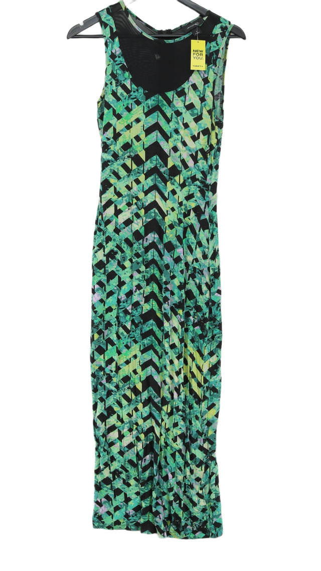 Monki Women's Maxi Dress S Green Polyester with Elastane