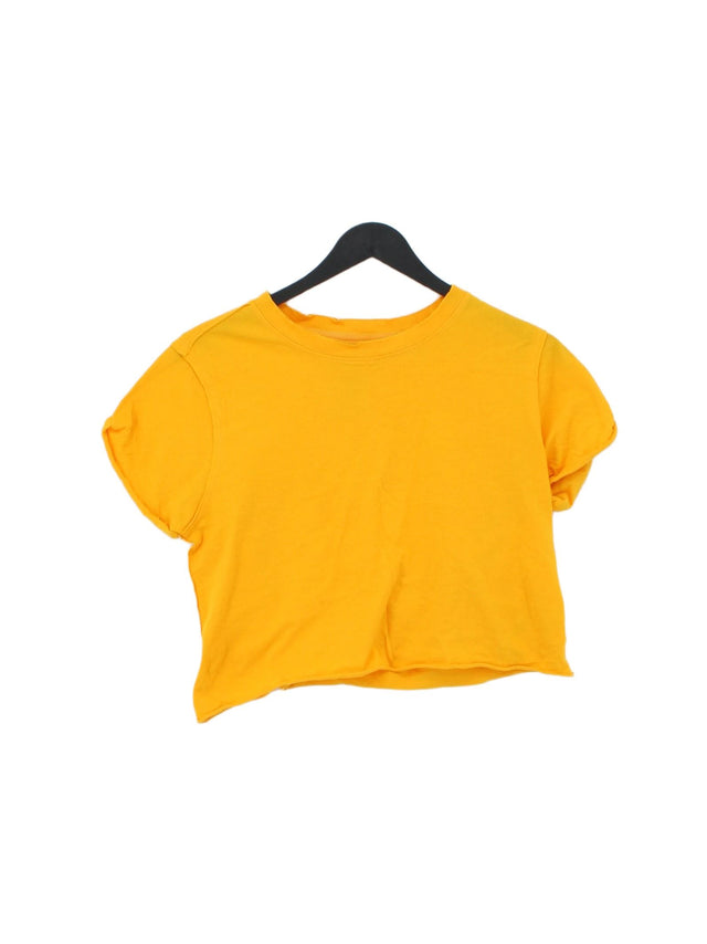 We The Free Women's T-Shirt XS Orange 100% Cotton