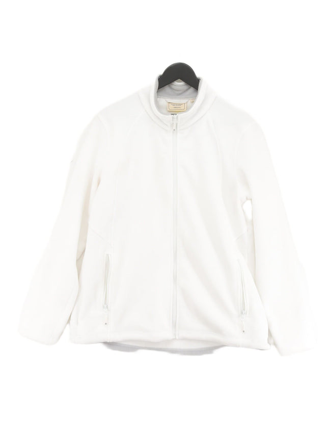 Mountain Warehouse Women's Hoodie UK 18 White 100% Polyester