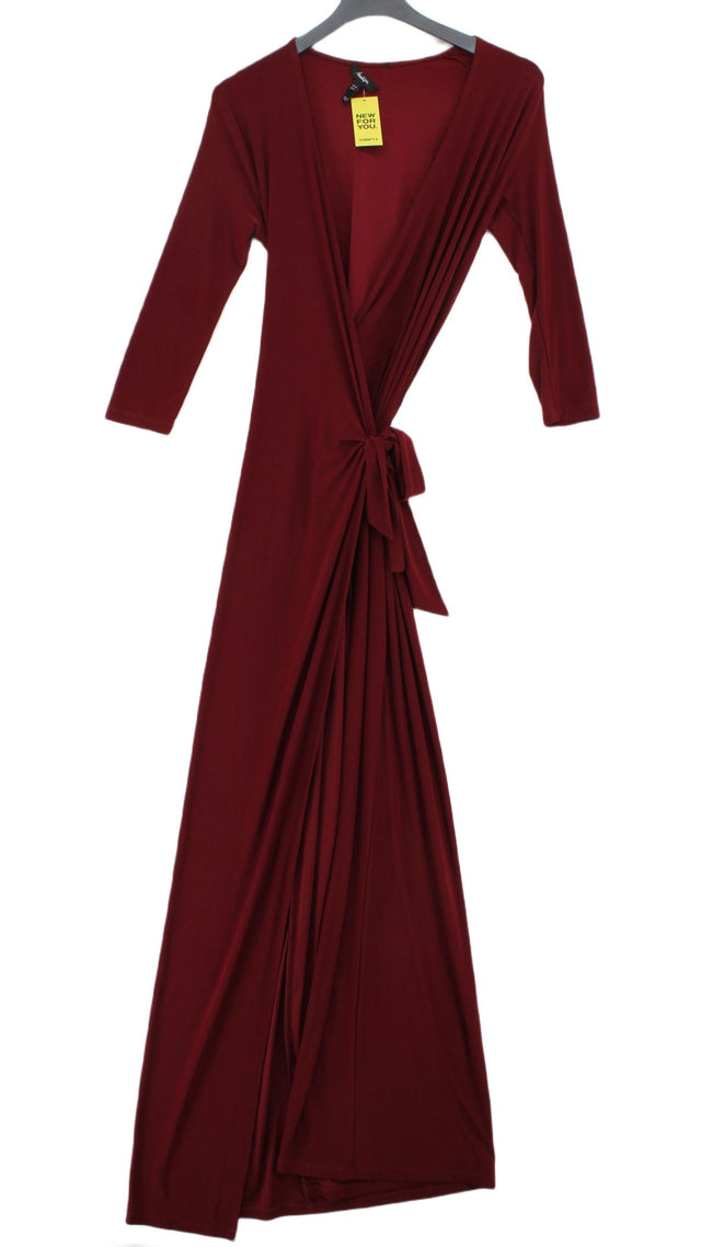 Baukjen Women's Maxi Dress UK 10 Red 100% Other