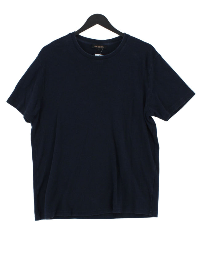 Jaeger Men's T-Shirt L Blue 100% Other