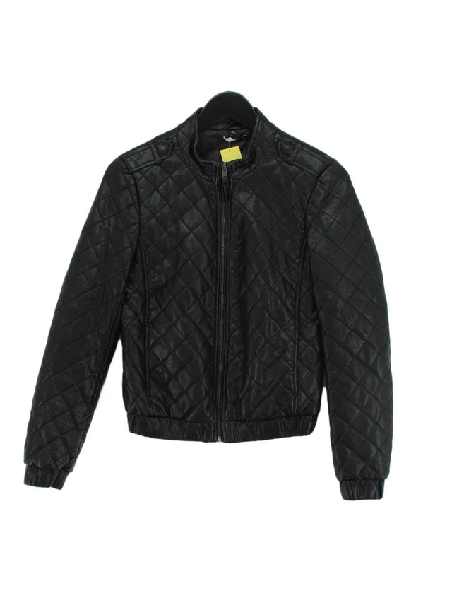 Sisley Women's Jacket UK 8 Black 100% Polyester