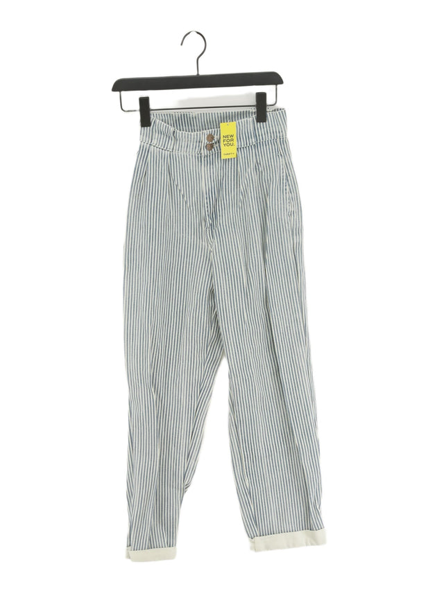 Lucy & Yak Women's Trousers W 26 in; L 30 in White 100% Cotton