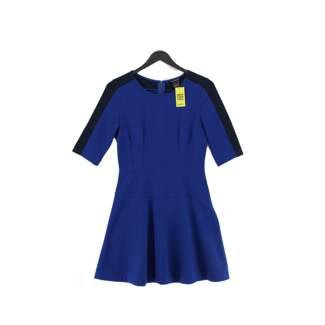 Club Monaco Women's Midi Dress S Blue Elastane with Nylon, Polyester, Rayon