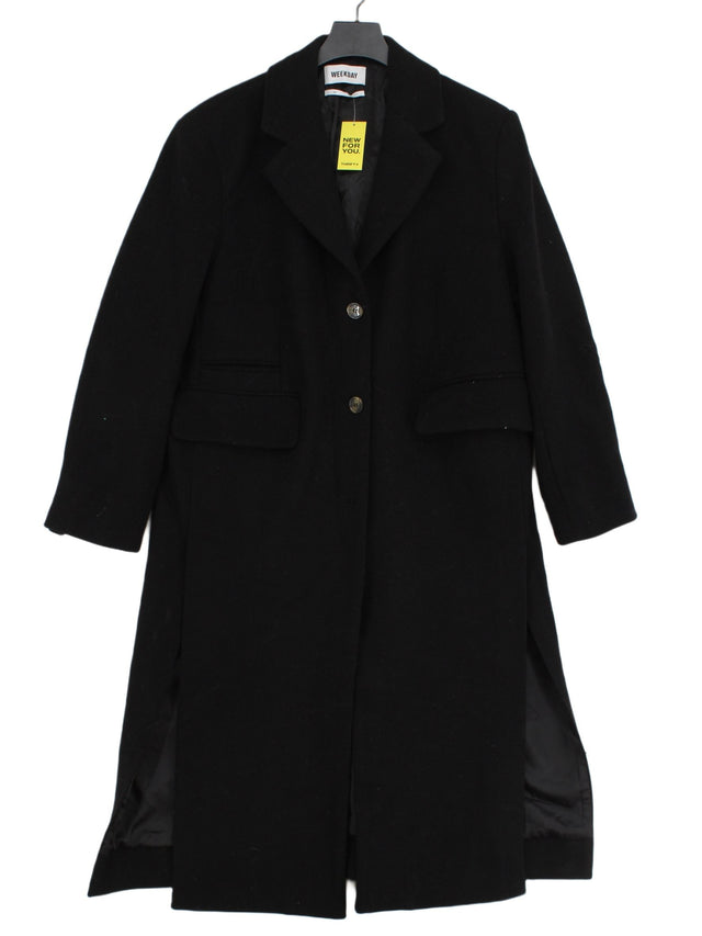 Weekday Women's Coat UK 10 Black